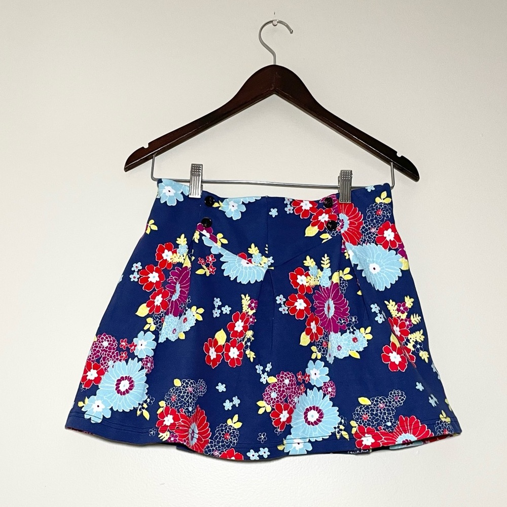 Final! NWT ModCloth Keeping Score Pleated Skort